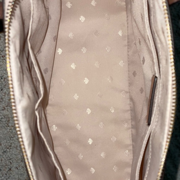 Kate Spade Rose Gold Shimmering Tote Bag with Textured Finish - Picture 4 of 10